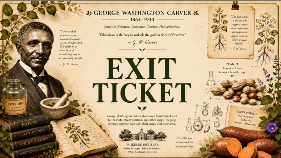 The Curiosity Collection: George Washington Carver's Workshop Google Slides Deck