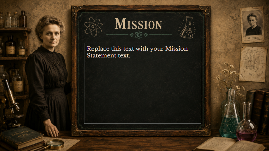 The Curiosity Collection: Marie Curie's Workshop Google Slides Deck