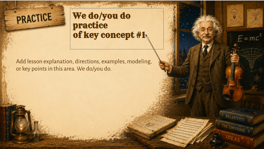 The Curiosity Collection: Albert Einstein's Workshop Google Slides Deck