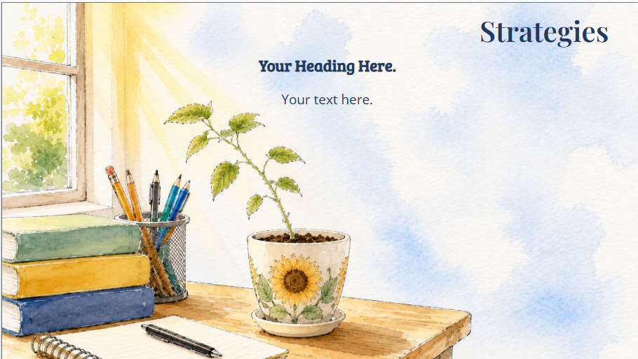 Sunflower Teacher meeting Google Slides Deck