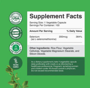 (185) Selenium – Immunity & Thyroid Daily Mineral Support