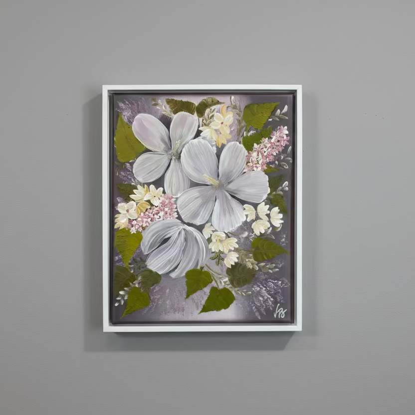Soft Bloom Harmony with moody background
