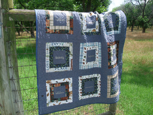 103 Spirit on the Lake Lap Quilt 43x57
