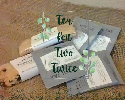 (106) Tea for Two Twice – Chamomile Tea & Biscotti Gift Set