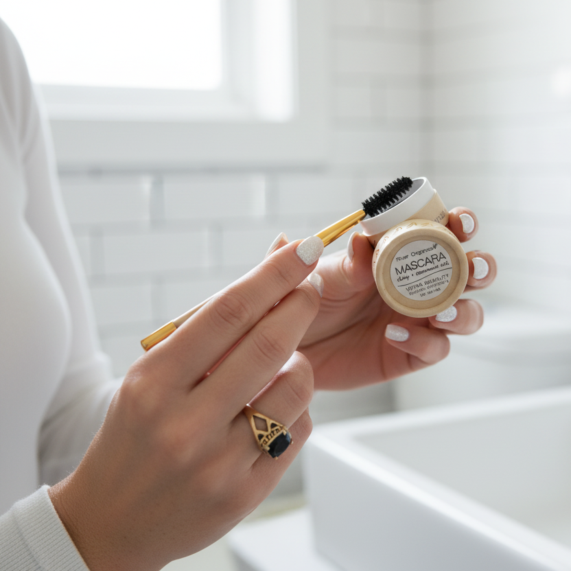 Vegan no-waste Mascara and applicator