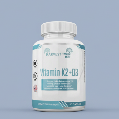 Vitamin K2 + D3 Made by Harvest Twin Labs