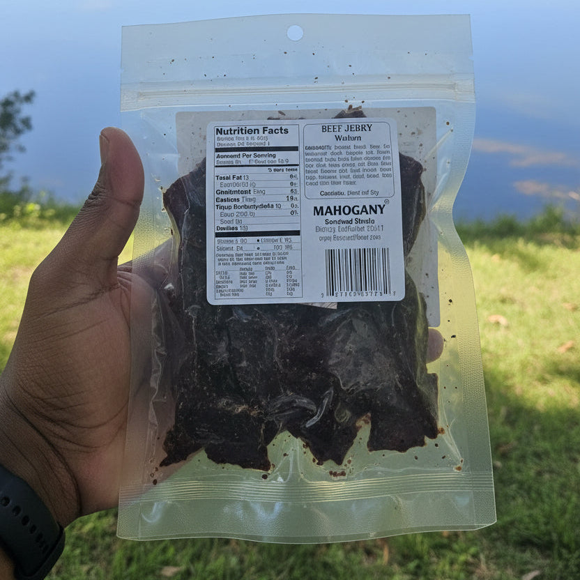Western Beef Jerky at the lake