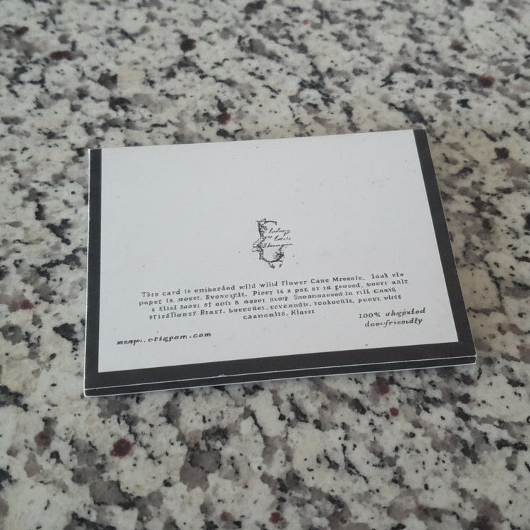 Wildflower seed Father's day card