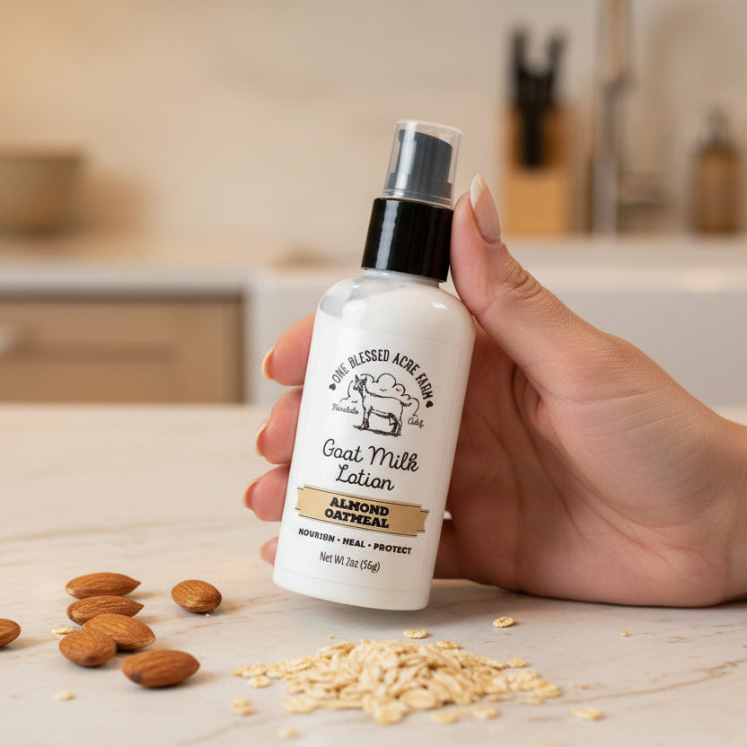 Oatmeal Goat Milk Hand Lotion (2 oz) Travel size