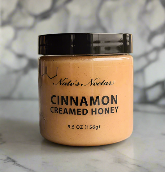 (126) Cinnamon Creamed Honey – 5.5 oz Jar
