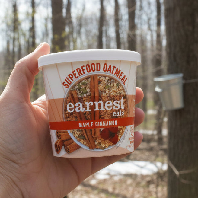 Superfood Maple Almond Cinnamon Oatmeal Cup