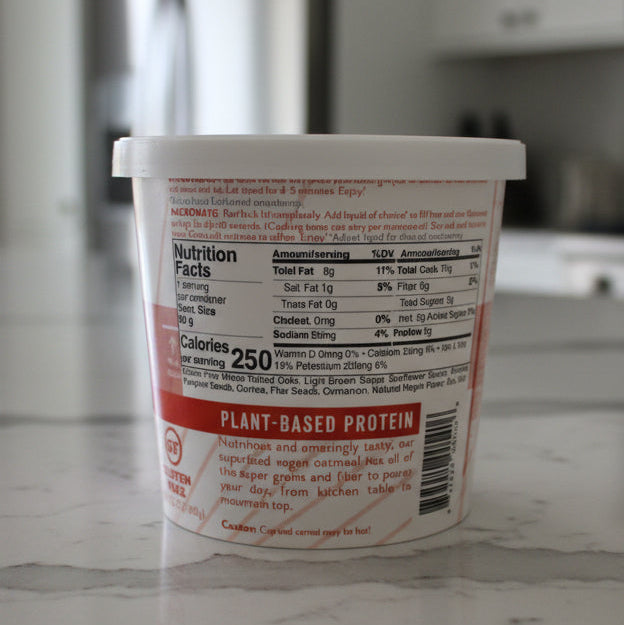 Superfood Maple Almond Cinnamon Oatmeal Cup