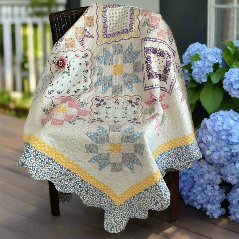 Handkerchief Quilt 66" x 79"