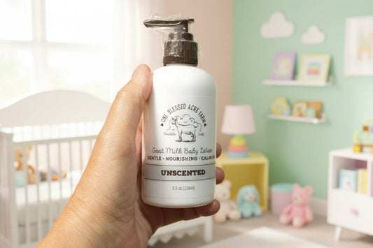Goat milk baby lotion