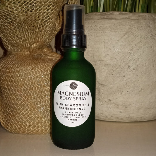 (180) Magnesium Body Spray with Frankincense - 2oz