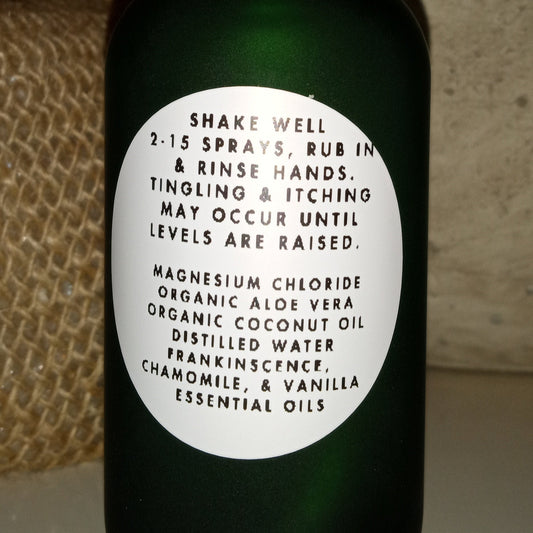 (180) Magnesium Body Spray with Frankincense - 2oz