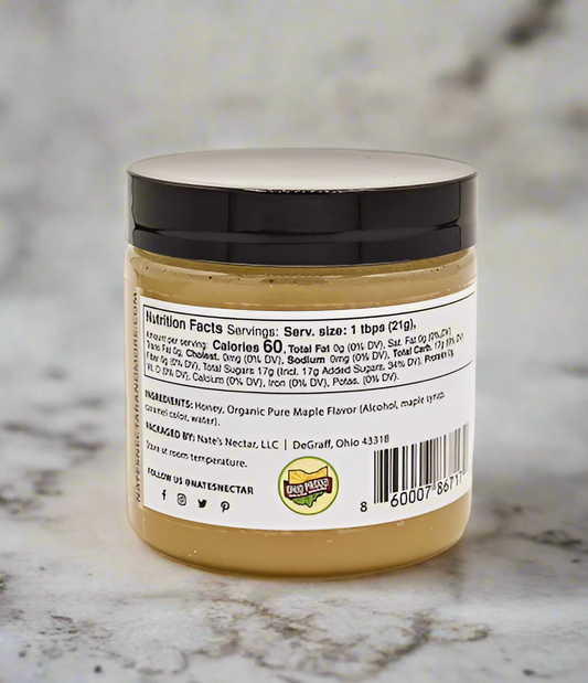 (125) Maple Creamed Honey - 5.5 oz jar