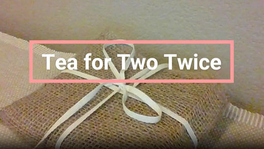 (106) Tea for Two Twice – Chamomile Tea & Biscotti Gift Set