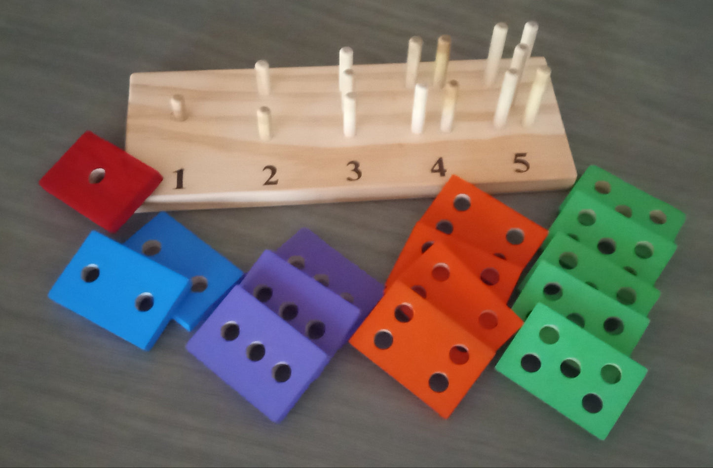 Wooden Counting Stack Set - Educational Toy | Made in USA | Artisan ...