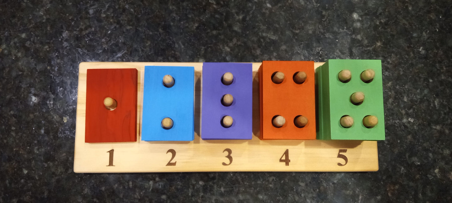 Wooden Counting Stack Set